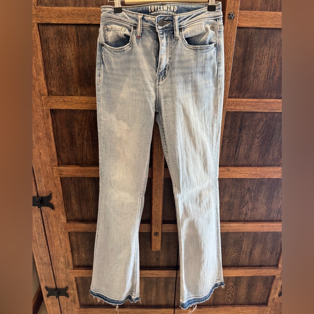 Idyllwind Light Blue Flare Jeans - Faded Wide Leg
